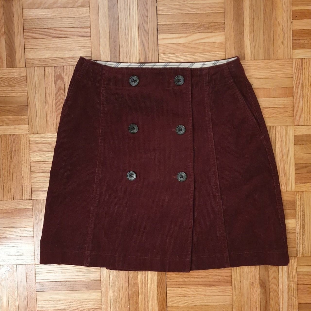 Uniqlo Ines De La Fressange Corduroy Mini Skirt